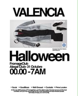 Cartel de Halloween - Fromageclub en Alegal