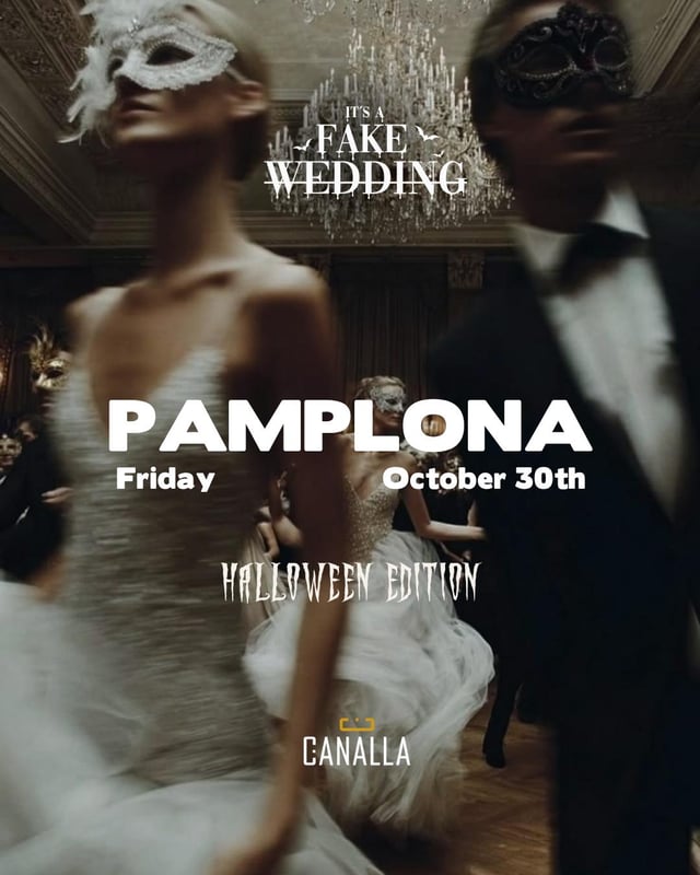 Cartel de Fake Wedding Halloween Edition en Canalla