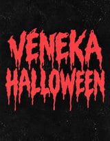 Cartel de Halloween Veneka - Tardeo 31 OCT- Calle de Goya, 79. Madrid en Vandido Club