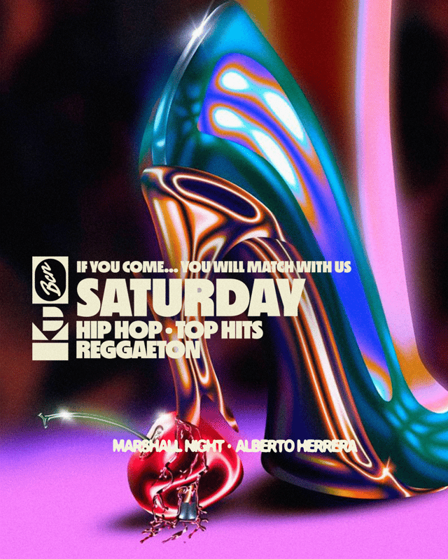 Cartel de Ku Saturdays en Ku Barcelona