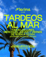 Cartel de Marina: Tarde Tardeos al Mar en Marina Beach Club