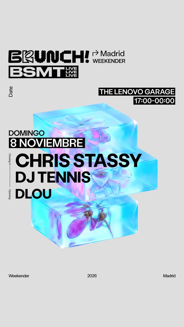 Cartel de Chris Stassy, DJ Tennis & DLOU en The Bassement Club