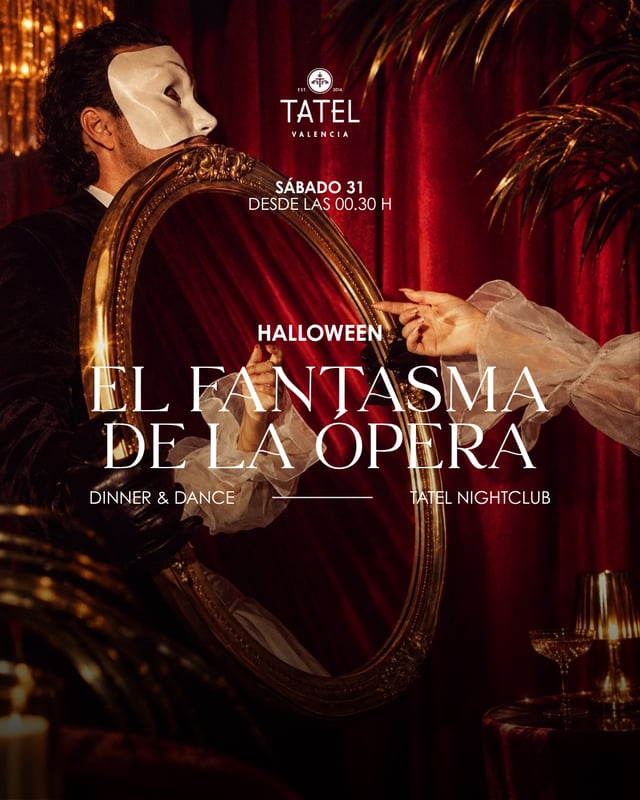 Cartel de Nightclub · Halloween en TATEL Valencia