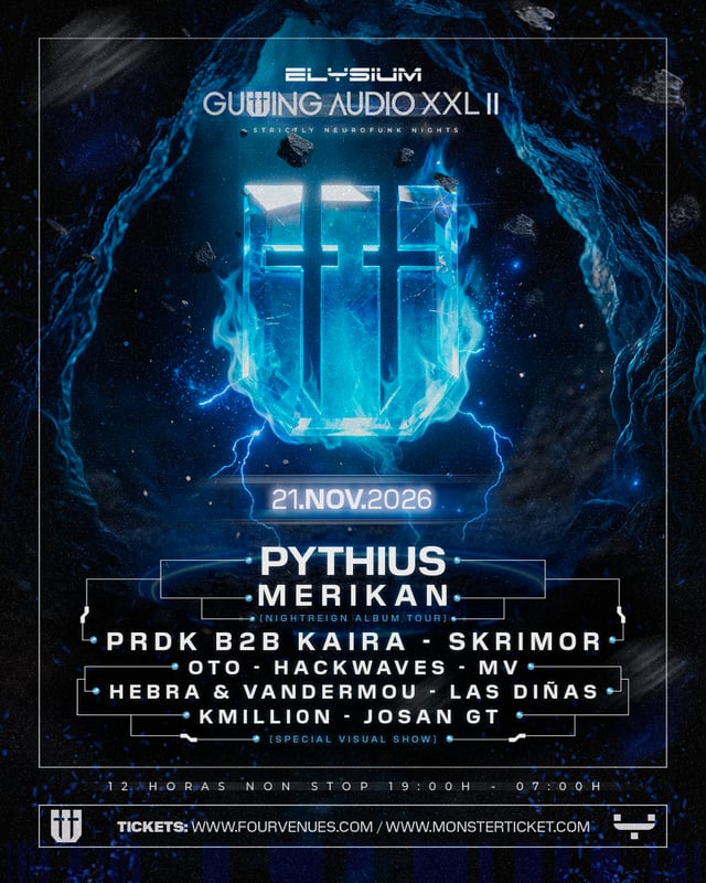 Cartel de Gutting Audio XXL Ii en ELYSIUM SEVILLA