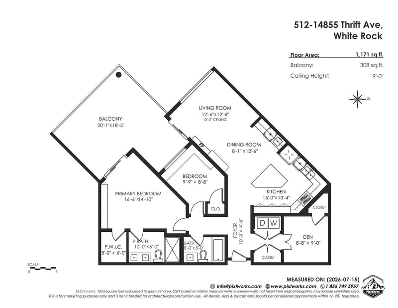 Luxury estate at PH512 - 14855 Thrift Avenue, White Rock, BC — photo 31