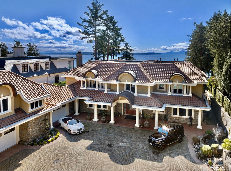 Luxury estate at 13822 Marine Drive, White Rock, BC — photo 1