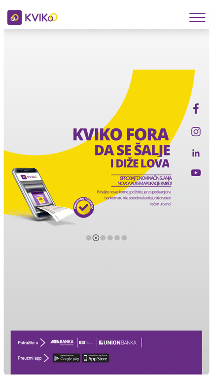 Kviko mobile webdesign