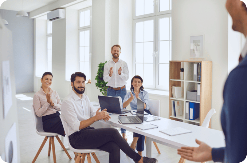sales and marketing teams, sales enablement manager, sales rep and sales enablement professionals 