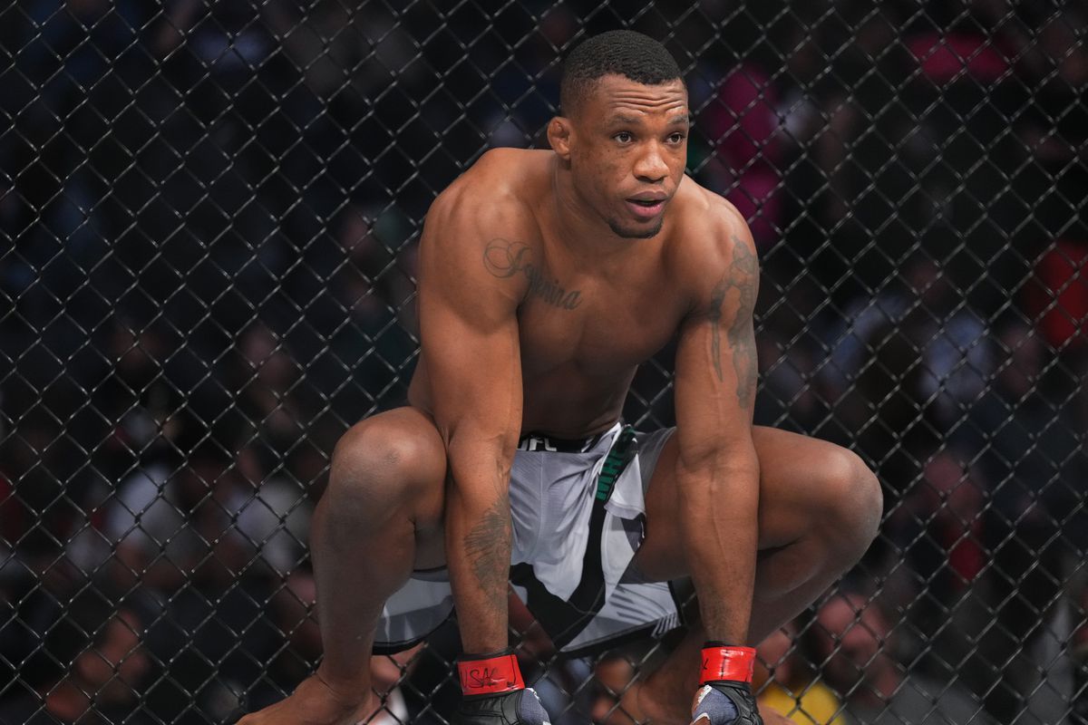 Jailton Almeida just before his second UFC fight against Anton Turkalj. Photo by Chris Unger/Zuffa LLC
