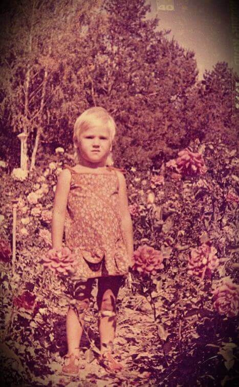Valentina Shevchenko at the age of 4 in Kyrgyzstan