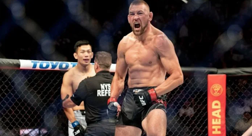 Jacoby after stopping Da Un Jung in 2022. Photo by BJPenn.com.