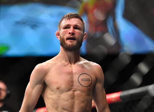 Jonathan Pierce looking like a cross between TJ Dillashaw and Khabib Nurmagomedov. Photo by Yahoo Sports.