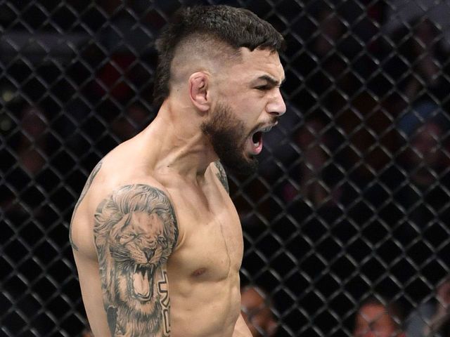 Alex Perez is excited to make his octagon return. Photo by Jeff Bottari, Zuffa LLC.