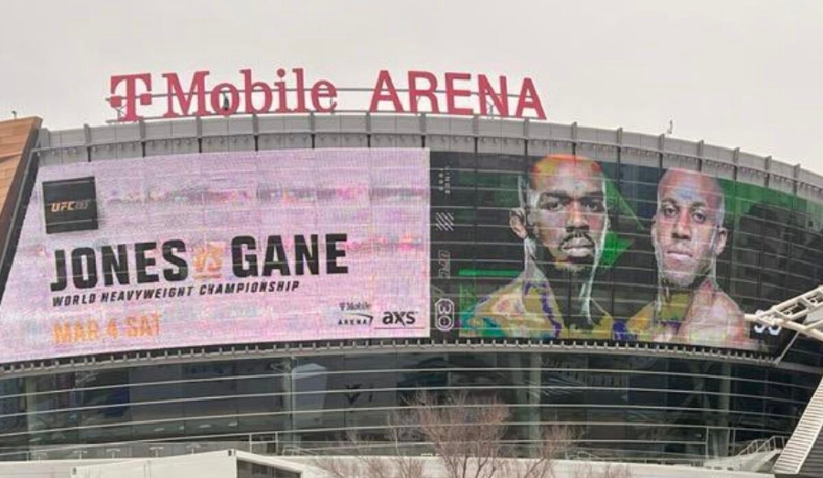 Jon Jones vs. Ciryl Gane is leaked. Image via Twitter