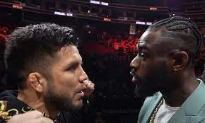 Aljamain Sterling and Henry Cejudo face off. Photo by MMAJunkie.