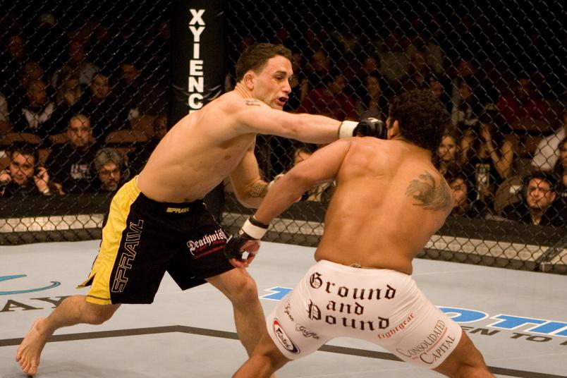 Frankie Edgar defeats Tyson Griffin by unanimous decision. Credit: Josh Hedges - Zuffa LLC