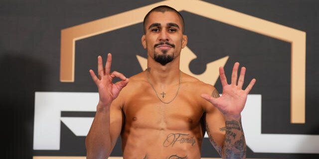 Gabriel Braga before the 2023 PFL World Championship. Credits: Cooper Neill/PFL