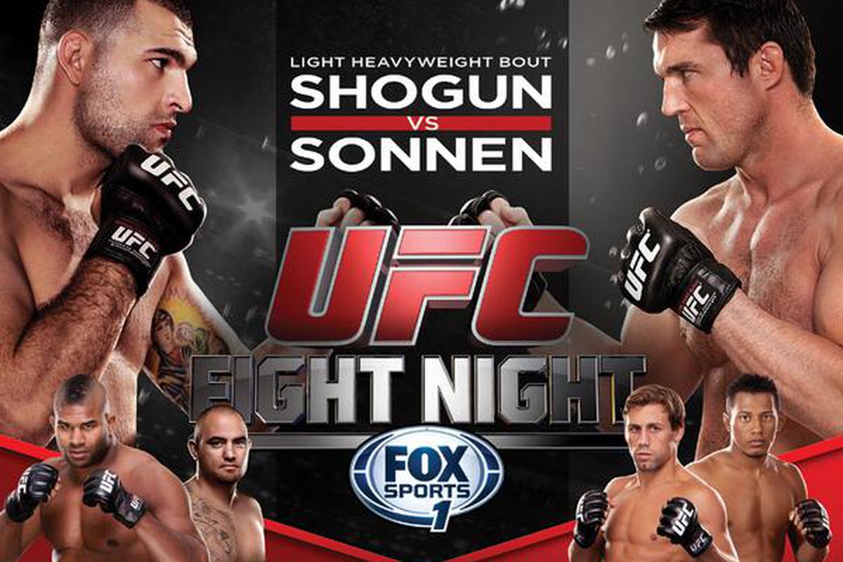 The official fight poster for the card. Photo by UFC.