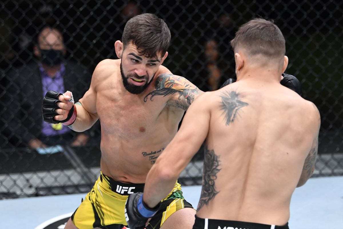 Bruno Silva in his fight against Victor Rodriguez. Photo by Zuffa LLC.