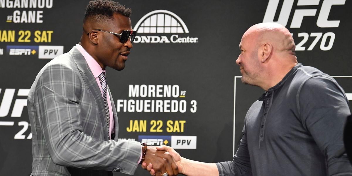 Francis Ngannou and the UFC part ways. Credits to: Matthew Wells.