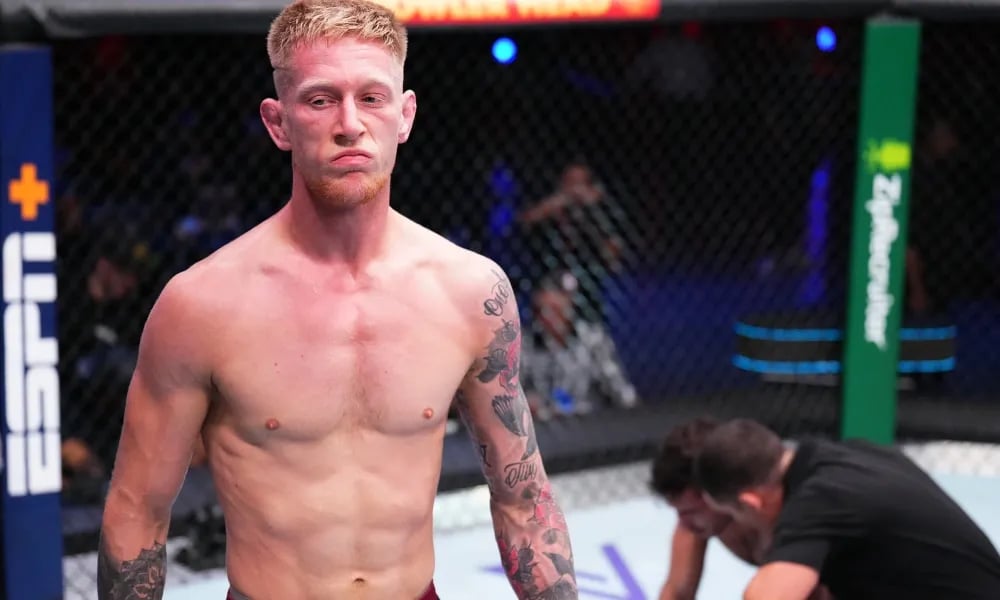 Sam Patterson after his win on Contender Series. Photo by MMA Junkie-USA Today.