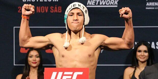 Enrique Barzola during his UFC run. Credits: MMA Junkie