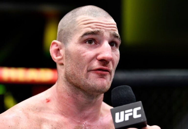Sean Strickland has threatened fighters with a shotgun. Credits to: Zuffa LLC.