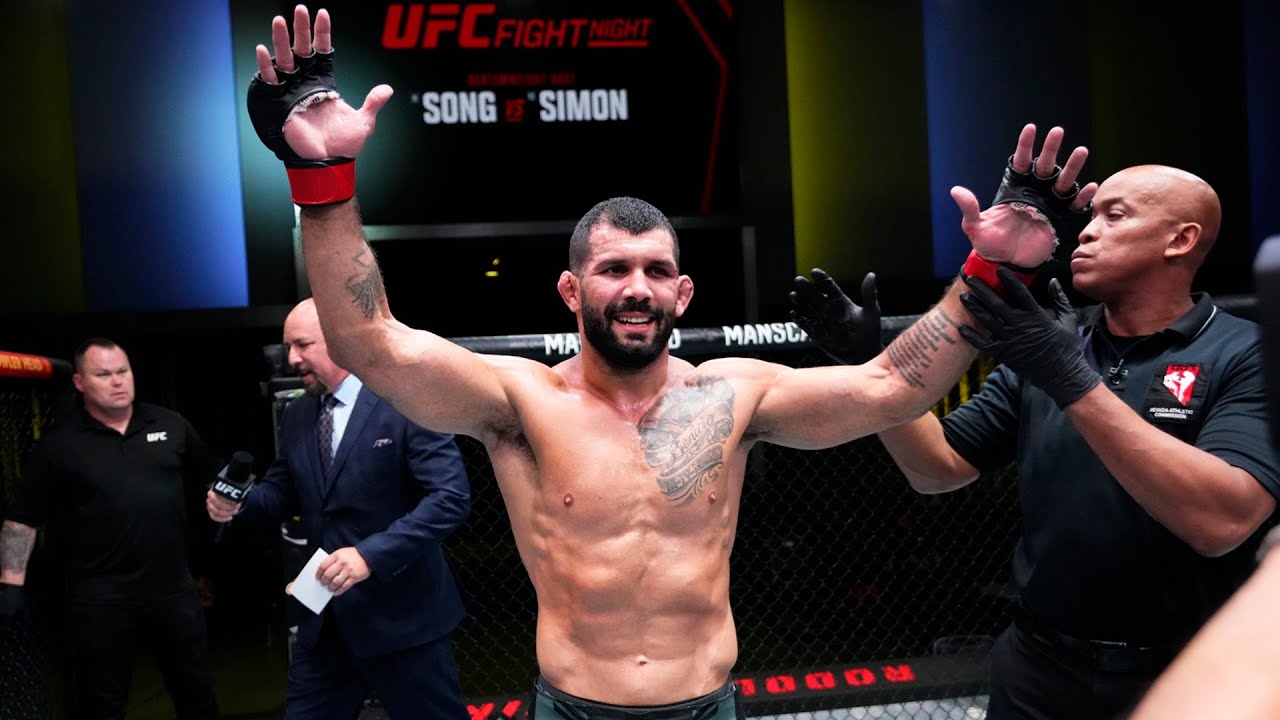 Rodolfo Vieira is one of the best submission artists in the UFC. Photo by UFC Youtube.