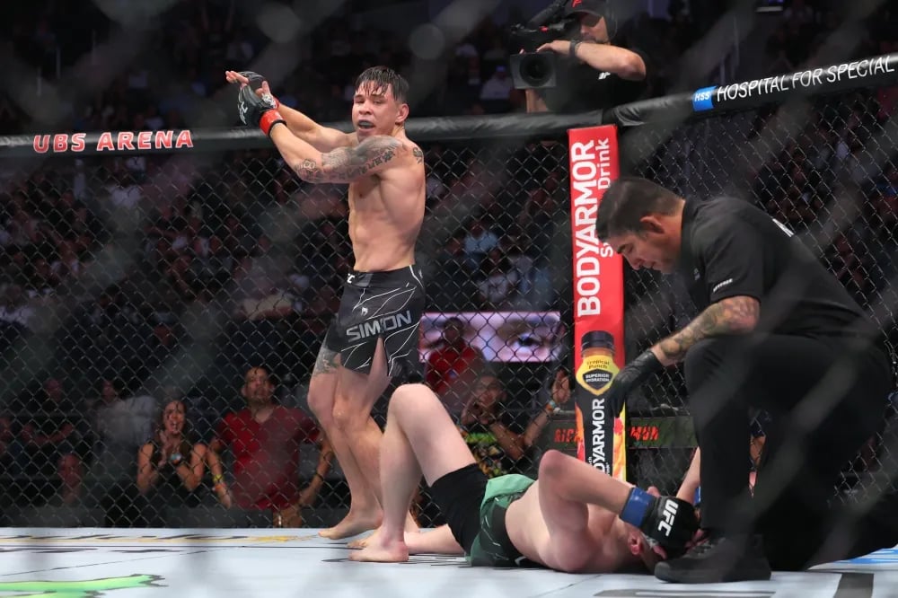 Ricky Simon after blemishing Jack Shore's undefeated record. Photo by MMA Junkie.