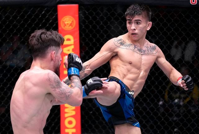 Mario Bautista is riding two first round finishes in a row. Photo by Jeff Bottari, Zuffa LLC.