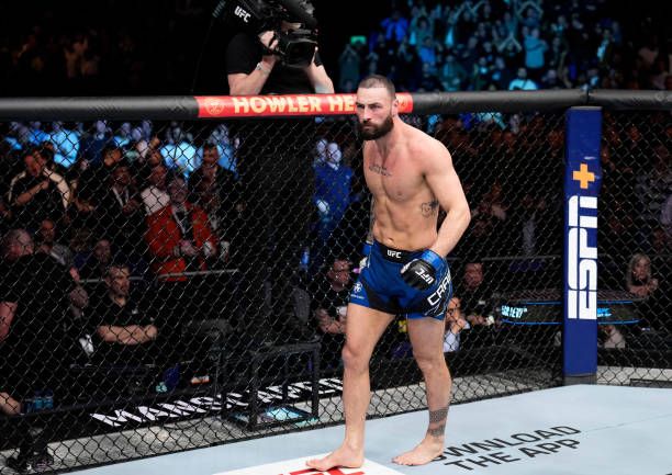 Paul Craig walking into the octagon at UFC London. Credits to: Chris Unger-Zuffa LLC.