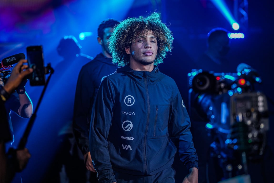 Kade Ruotolo praises Nate Diaz's natural career. Credits to FLoGrappling/Getty Images
