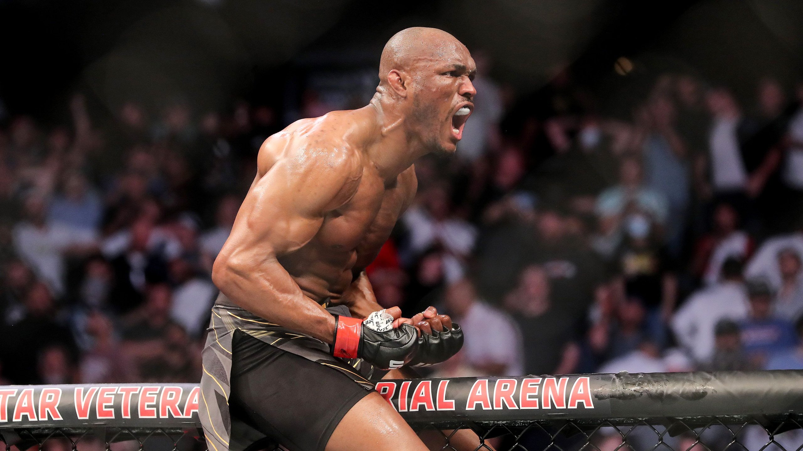  Fans want to Kamaru Usman's next fight after his two losses to Leon Edwards. Photo by Alex Menendez, Getty Images.
