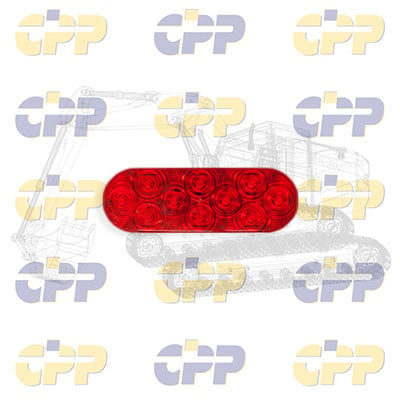<h2>820SR-10 6 inch Oval Class 1 LED Red Strobing Light | 820SR10 | Heavy Equipment Accessories</h2>