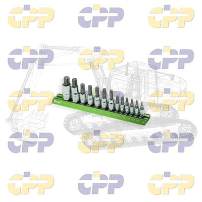 <h2>16122 Socket Set, Star Bit; 13-Piece | Heavy Equipment Accessories</h2>