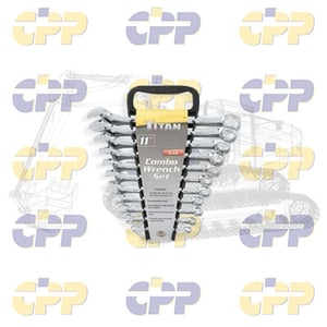 17311 Wrench Set; SAE Combination, 11-Piece | Heavy Equipment Accessories