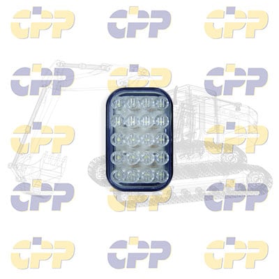 <h2>850C-1P Great White Rectangular LED Back-Up Light w/12 inch leads | 850C1P | Peterson Mfg</h2>