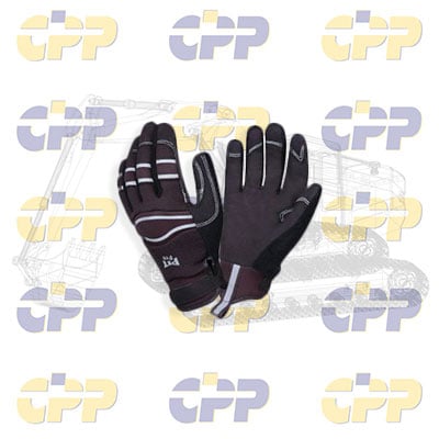 <h2>77172 Pit Pro, Black Synthetic Leather Palm, Reinforced Fingertips, Knuckle Flex Panels | Heavy Equipment Accessories</h2>