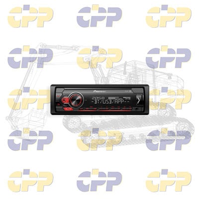 <h2>MVH-S320BT Radio; Single-DIN In-Dash Radio with Bluetooth, Pioneer | MVHS320BT | Heavy Equipment Accessories</h2>