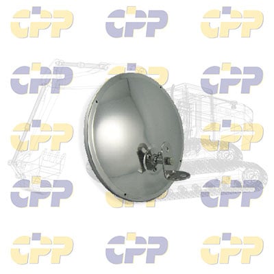 <h2>CX855SS Mirror, Convex; 8.5 inch Round, Stainless Steel Offset Mount w/L-Bracket | Heavy Equipment Accessories</h2>