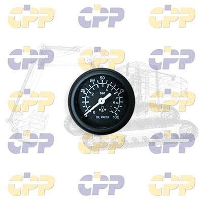 <h2>127107 Gauge, Oil Pressure; 0-100 PSI, 12 VDC | Heavy Equipment Accessories</h2>