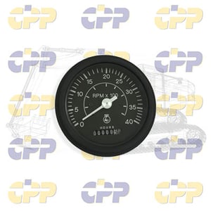 037153 Gauge, Tachometer w/Analog Hour Meter; 0-4000 RPM, Magnetic Pick-up, 12 VDC | Heavy Equipment Accessories