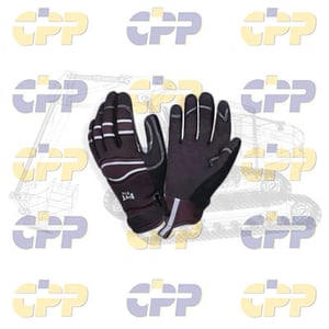 77171 Pit Pro, Black Synthetic Leather Palm, W/Black Spandex, Reinforced Fingertips, Knuckle Flex Panel | Heavy Equipment Accessories