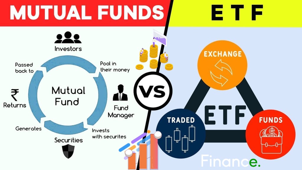 ما الفرق بين صندوق تداول في البورصة وصندوق الاستثمار المشترك (ETF vs. Mutual Fund)؟