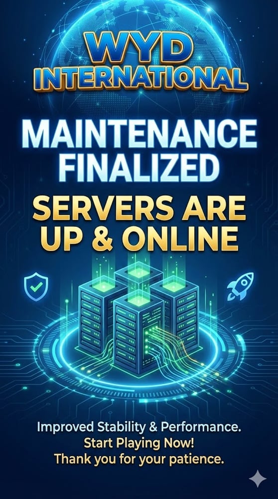 🔧 Maintenance Complete! Servers Are LIVE ⚔️