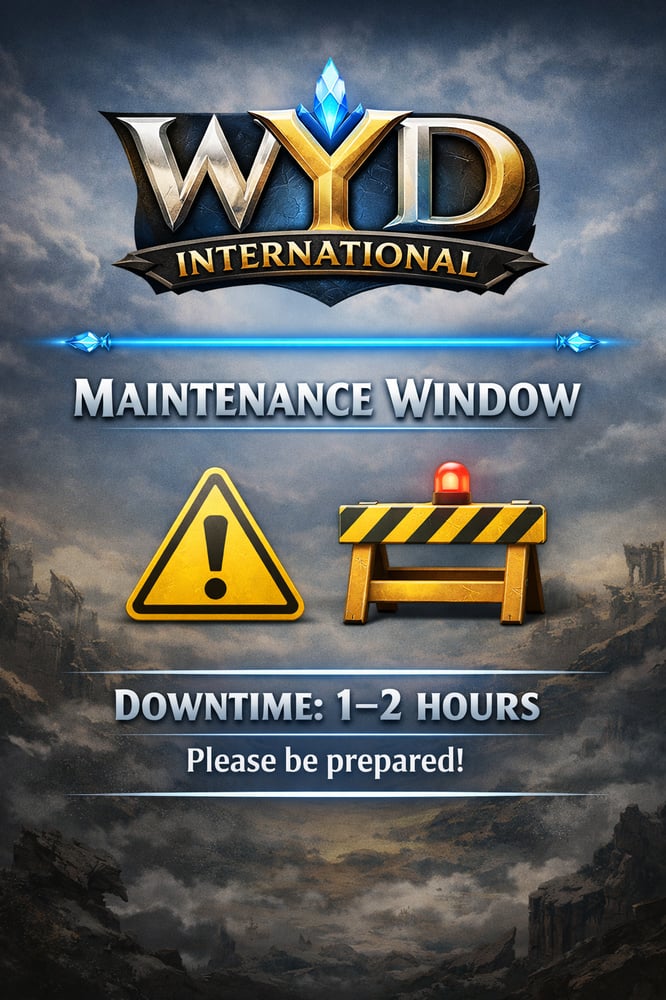 WYD INT Maintenance