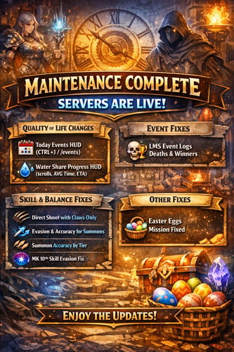 Maintenance complete wyd international