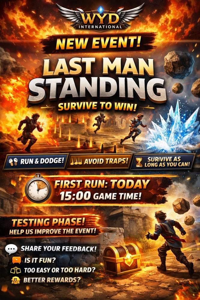 🏃 New Event: Last Man Standing (LMS) 🏃