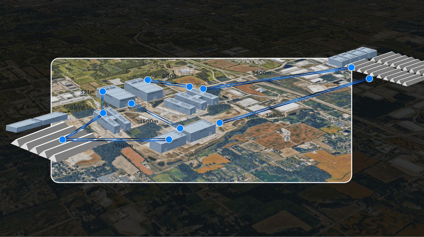 Aerial diagram of the Prometheus Backend Aggregation network