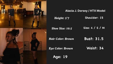 Alacia Dorsey, editorial portrait